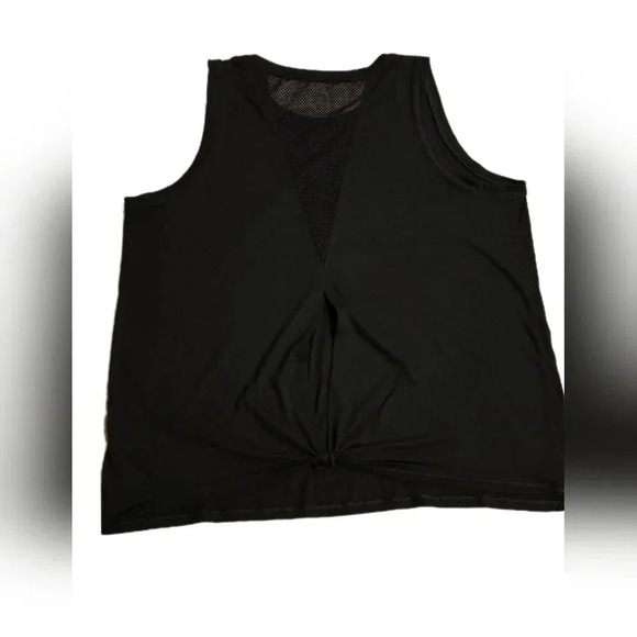 Old Navy, Size L, Black Relaxed Mesh-Back Fly-Away Tank - Picture 1 of 7